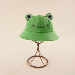 Chapeau Bob Grenouille En Coton Pour Femme - Protection Soleil, Pliable - Style Pêcheur Décontracté